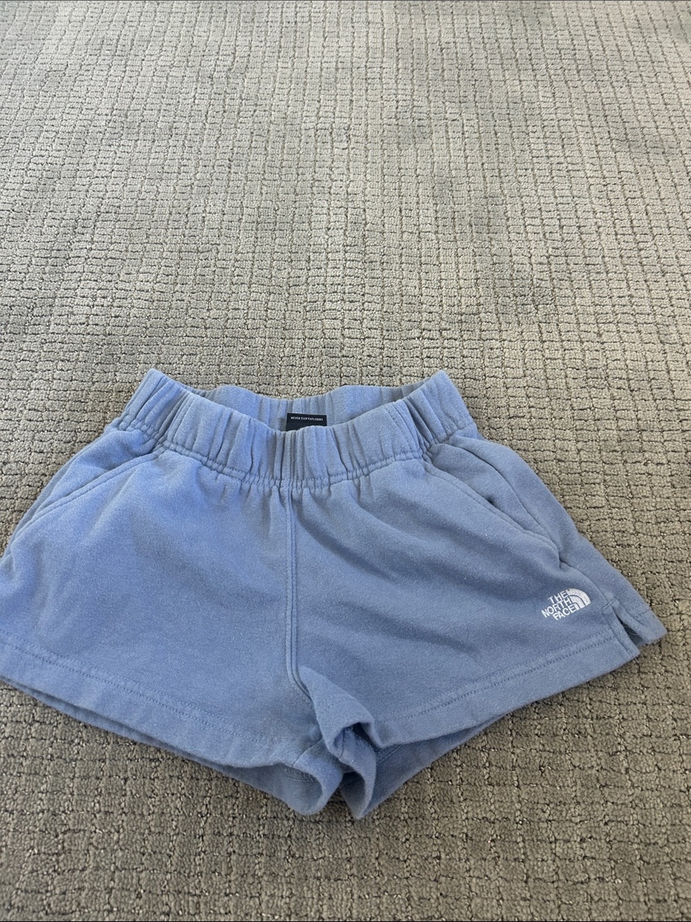 The North Face Girls' Powder Blue Fleece Shorts